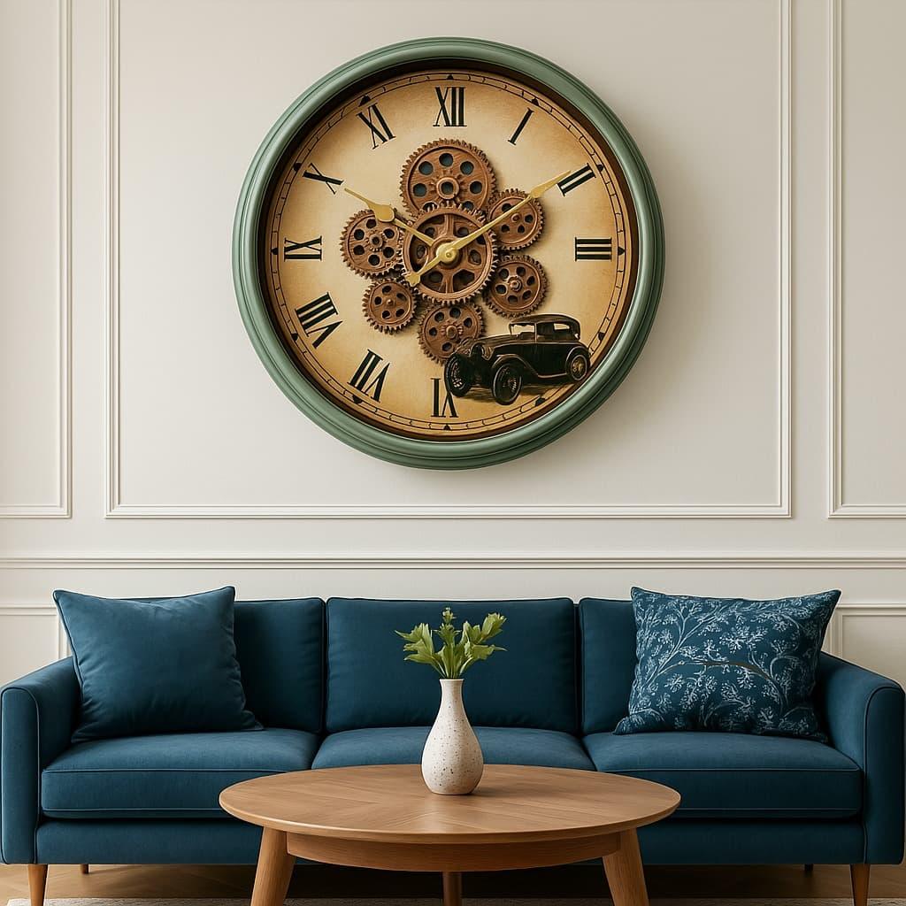 Royal Metal Gear Mechanical Clock Style 33